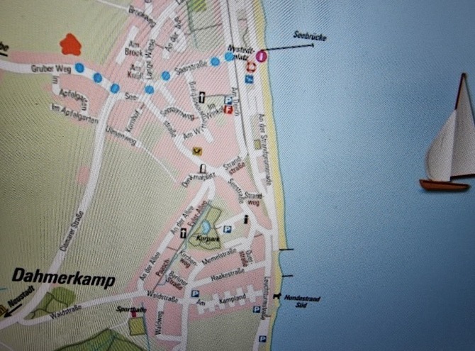 Ferienwohnung in Dahme - Gudrun - Lageplan