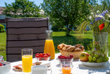 Ferienwohnung in Dranske - Feriendorf am Bakenberg 2 - Terrasse mit Garten