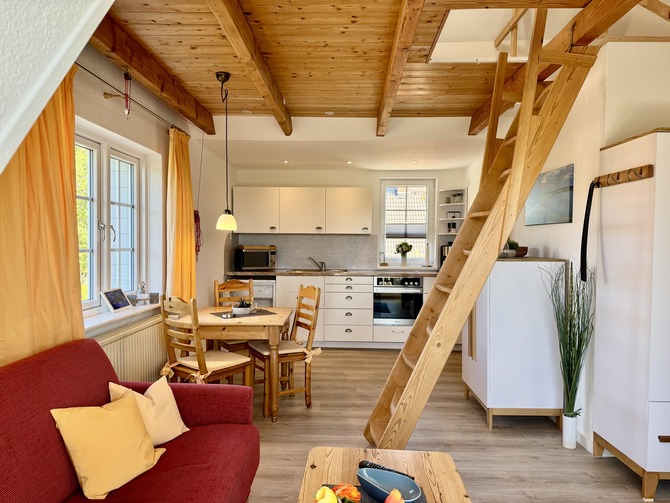 Ferienwohnung in Fehmarn OT Albertsdorf - Weber III - Treppe zum 2 obern Sclafbereich