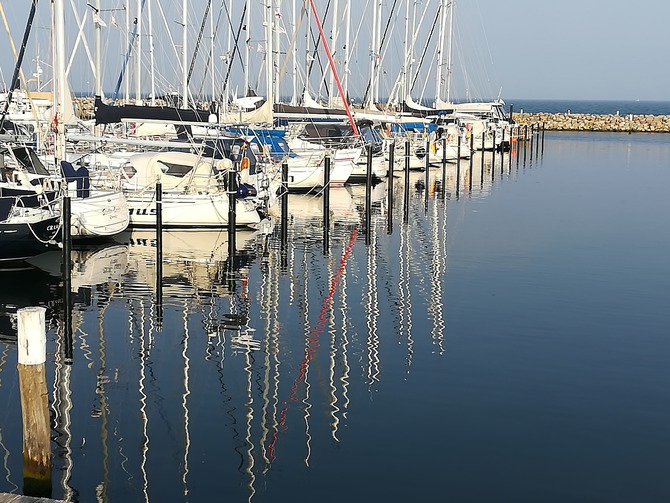 Ferienwohnung in Grömitz - Deichkrone - Hafen in Grömitz