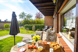 Bungalow in Lensterstrand - Schenk - S&uuml;dwest-Terrasse