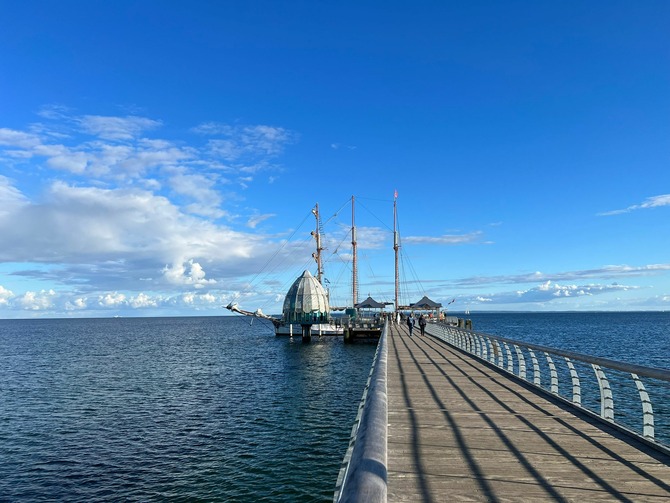 Bungalow in Lensterstrand - Schenk - Seebr&uuml;cke Gr&ouml;mitz