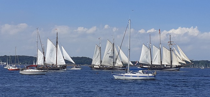 Ferienwohnung in Laboe - Förde-Traumblick 2 - Windjammer-Parade 2022