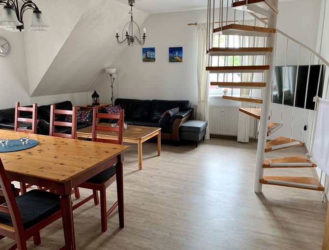 Ferienwohnung in Prerow - Seeadler - Wohnbereich