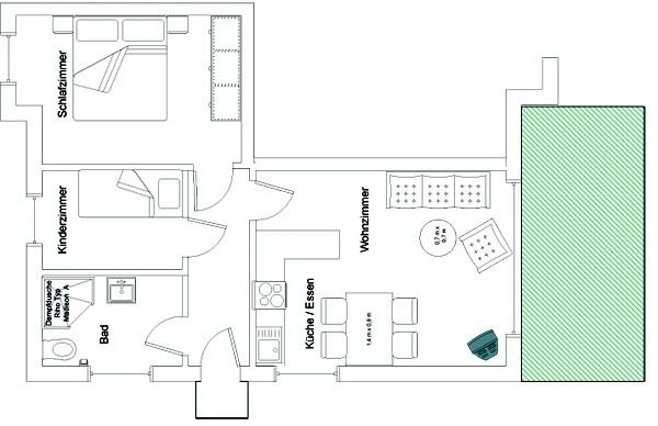 Ferienwohnung in Zingst - Hampel, Fewo Vogelsang-Whg. 1 - Bild 4