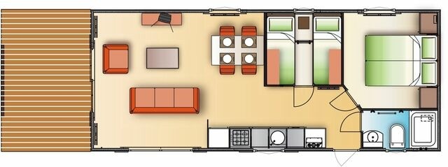 Ferienhaus in Schwedeneck - Haus 14 - Bild 7