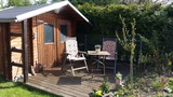 Ferienwohnung in Ostseebad Nienhagen - Ferienwohnung Poschmann - Sitzecke im Garten