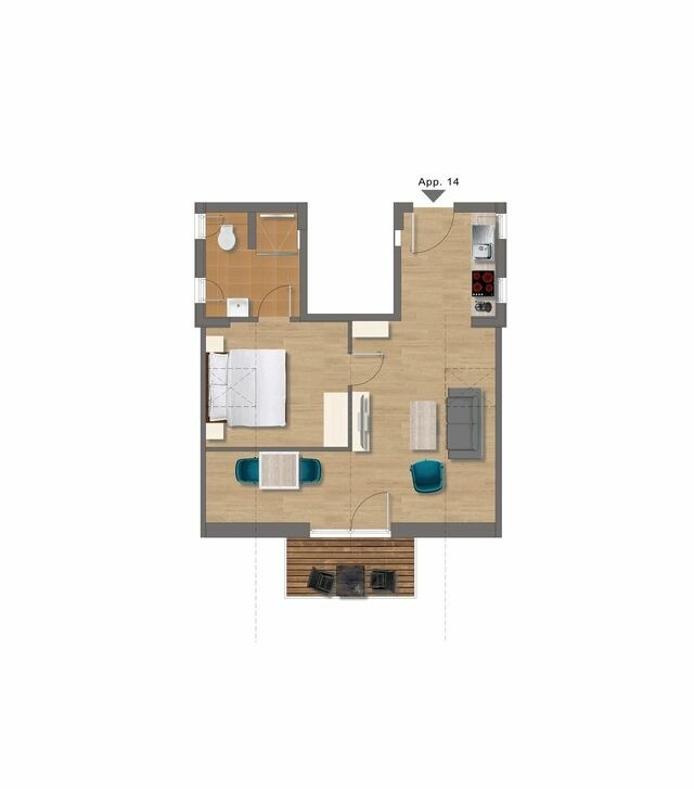 Ferienwohnung in K&uuml;hlungsborn - 10125- Villa Camenia, WE 14 - Bild 13