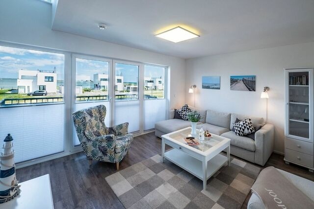 Ferienwohnung in Olpenitz - Maisonette Fewo Ostseeflair by Seeblick Ferien ORO, erste Wasserreihe, E-S&auml;ule - Bild 4