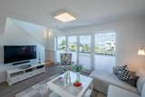 Ferienwohnung in Olpenitz - Maisonette Fewo Ostseeflair by Seeblick Ferien ORO, erste Wasserreihe, E-S&auml;ule - Bild 8