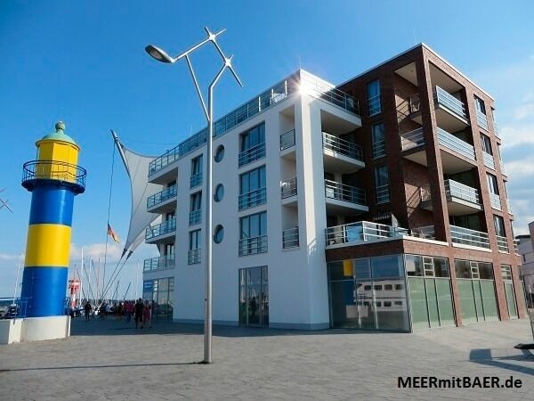 Ferienwohnung in Eckernförde - Apartmenthaus Hafenspitze Ap. 7 - "Hafenbaer" - Blickrichtung Innenstadt/Binnenhafen - Bild 3