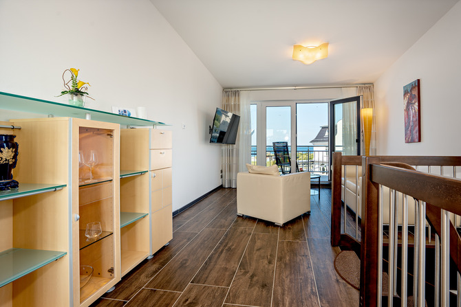 Ferienwohnung in Börgerende - Appartement 5 - Traumblick - 28qm WZ und Küche