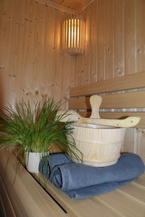 Ferienwohnung in Kappeln - Kajüte 71 - finnische Sauna für kalte Tage