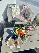 Ferienhaus in Glücksburg - Kajüte 5A - Frühstück an der frischen Luft