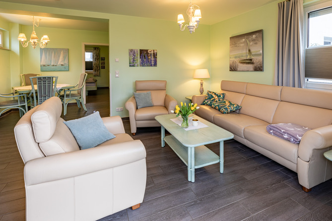 Ferienwohnung in Zingst - Whg T, Ihr UrlaubsZuhause - Wohnbereich