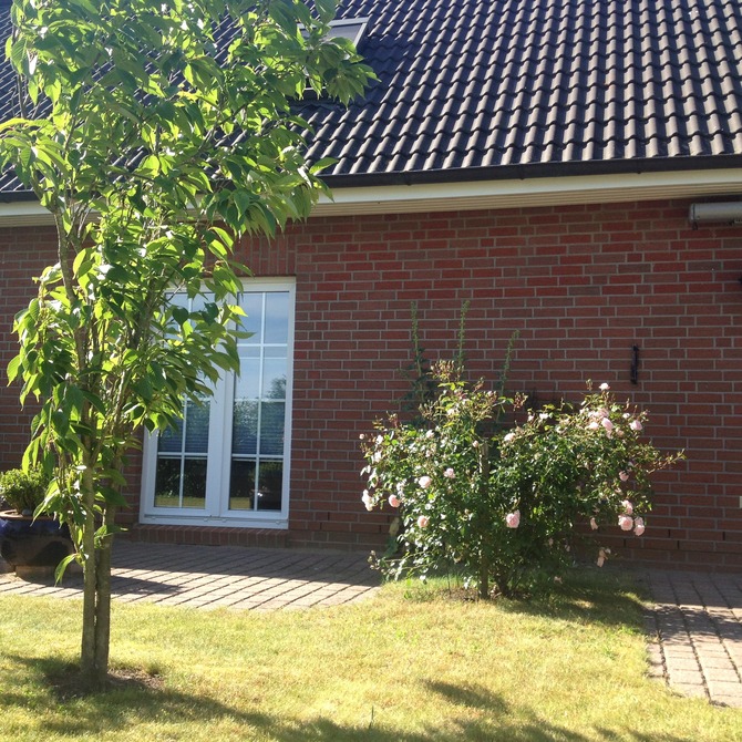 Ferienwohnung in Heikendorf - Ferienwohnung Feldblick - Terrasse vor dem Schlafzimmer