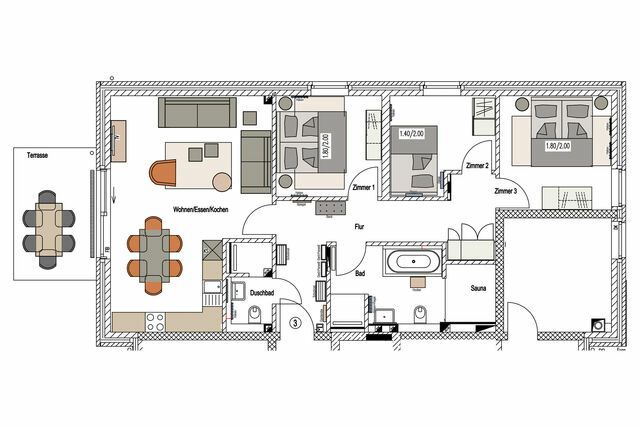 Ferienwohnung in Gr&ouml;mitz - Peters Lodge 3 - Bild 15