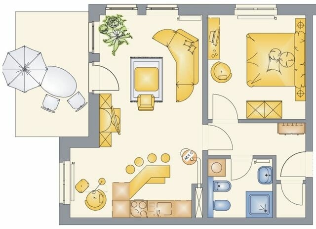 Ferienwohnung in Seebad Bansin - (Brise) Seeresidenz Haus Atlantic App. 0.4 - Bild 7