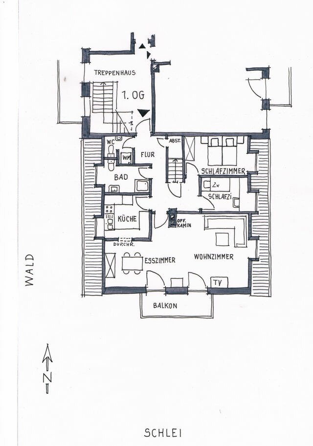 Ferienwohnung in Schaalby - Ferienwohnung im Herrenhaus mit Schleiblick - Bild 9