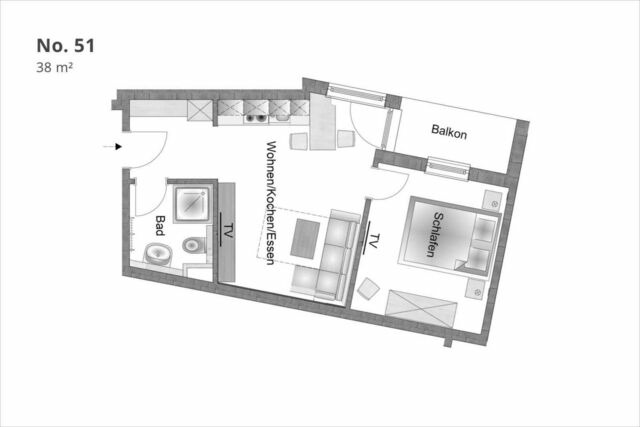 Ferienwohnung in Binz - Min H&uuml;sung - 90616 - Bild 9