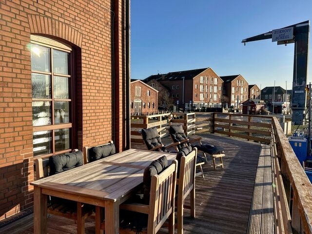 Ferienwohnung in Fehmarn OT Orth - Piratenschiff - First-Class Auszeit mit privaten Spa, Kamin, Meerblick & Gym - Bild 17